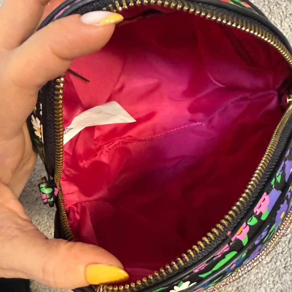 Betsey Johnson Kitsch floral Snailed It snail Crossbody Bag - Picture 8 of 16